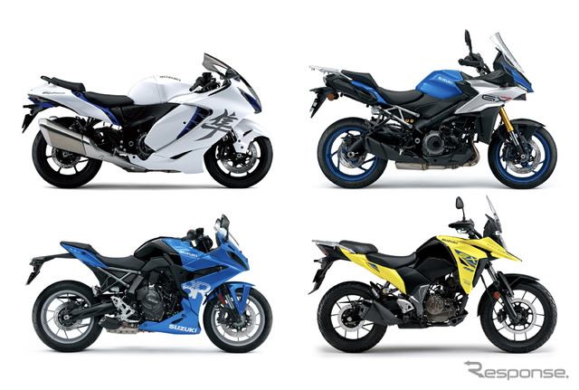 「スズキモーターサイクルコレクション2024」展示車両