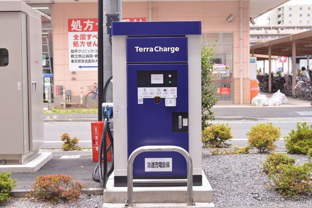 「Terra Charge」EV急速充電器サービスイメージ