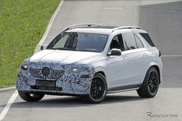 メルセデスベンツ GLE 改良新型プロトタイプ(スクープ写真)
