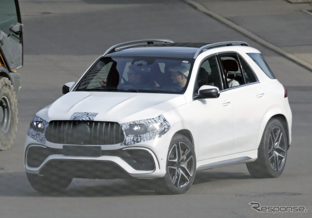 メルセデスベンツ GLE 改良新型プロトタイプ(スクープ写真)