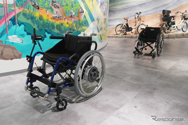 電動くるま椅子、電動アシスト車いすの体験も