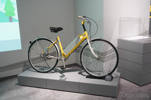 電動アシスト自転車「PAS」のプロト試作車「A号車」。世界に1台の貴重なものだという