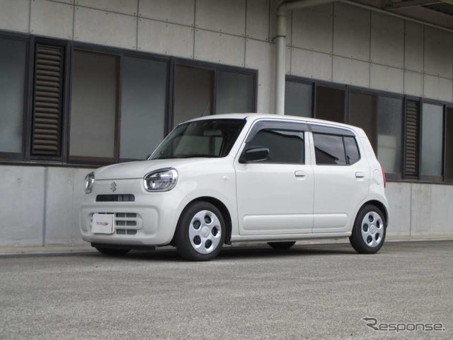 GT FUNTORIDE SPRING アルト用装着例(ダウン量:F -31mm/R -29mm)