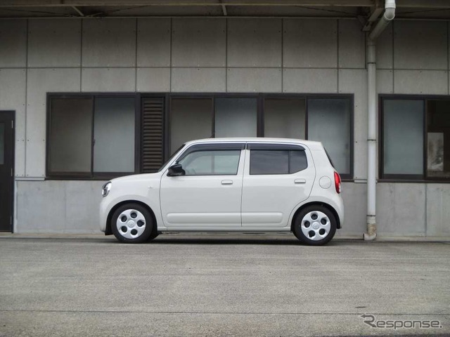 GT FUNTORIDE SPRING アルト用装着例(ダウン量:F -31mm/R -29mm)
