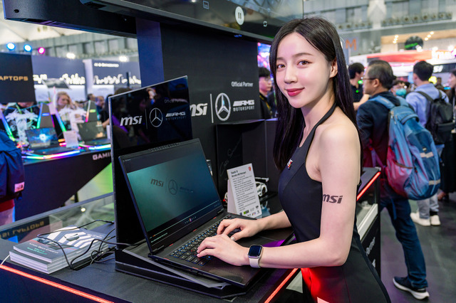 高級車メーカーとコラボした「MSI×Mercedes-AMG」18インチの限定モデル登場!所有欲を満たすラグジュアリーなデザイン【COMPUTEX 2024】