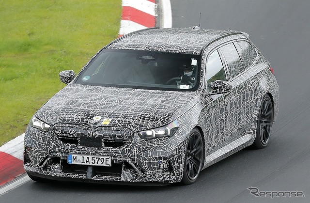 BMW M5ツーリング 新型プロトタイプ(スクープ写真)
