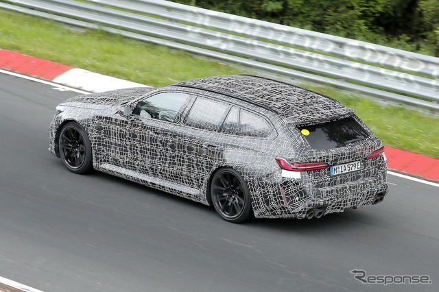 BMW M5ツーリング 新型プロトタイプ(スクープ写真)