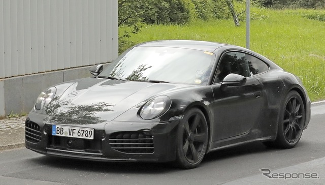 ポルシェ 911ターボ ツーリングと予想されるプロトタイプ(スクープ写真)