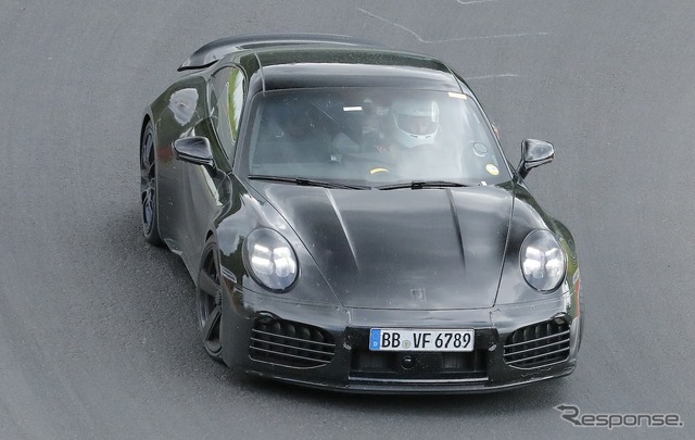 ポルシェ 911ターボ ツーリングと予想されるプロトタイプ(スクープ写真)