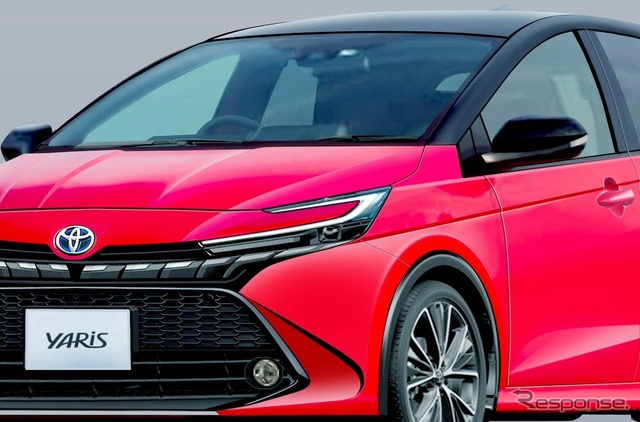 トヨタ ヤリス 次期型(予想CG)