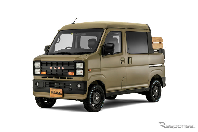 DAMD ATRAI FUZZ DECKVAN:カラーサンプル(カーキ)