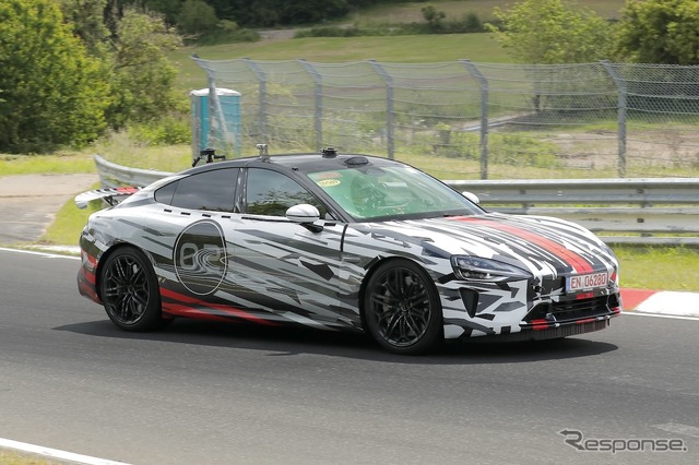 シャオミ SU7 超高性能モデルのプロトタイプ(スクープ写真)
