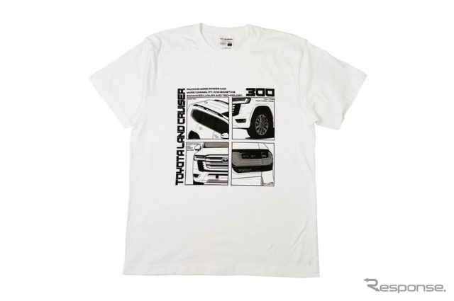 トヨタ・ランドクルーザー300 デザインTシャツ
