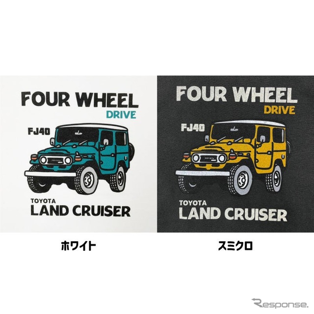 トヨタ・ランドクルーザーFJ40 デザインTシャツ