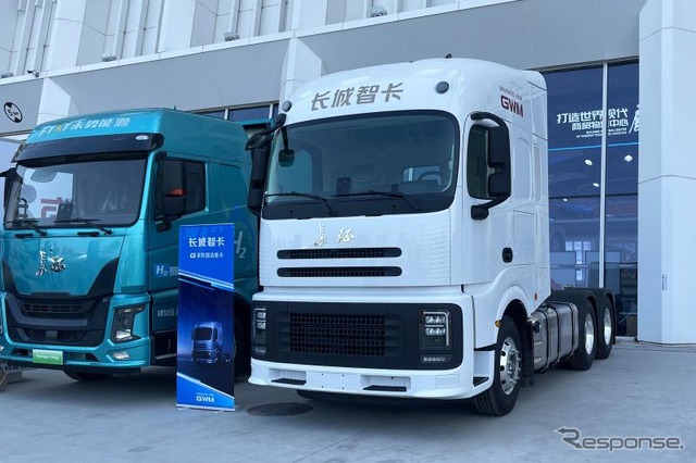 長城汽車のハイブリッドトラック「長城智卡」