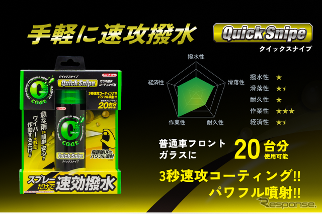 ●作業性を重視→「Gコート クイックスナイプ」