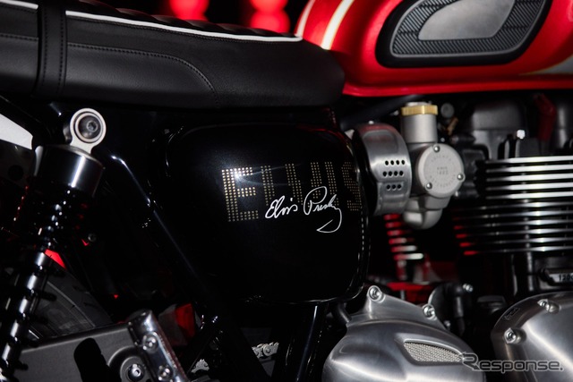 ボンネビル T120 エルヴィス・プレスリー リミテッド エディション サイド