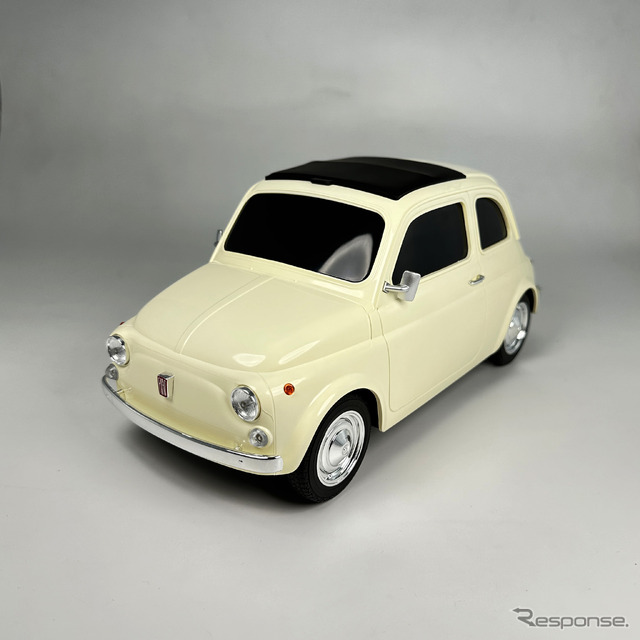 Nuova 500(ヌォーヴァ チンクエチェント)2WAYティッシュケース アイボリー