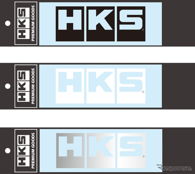 HKSロゴステッカー・W135