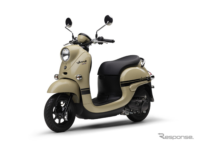 ヤマハの50ccバイクは、ホンダがエンジンを提供、OEM生産をおこなう（写真はヤマハ ビーノ）