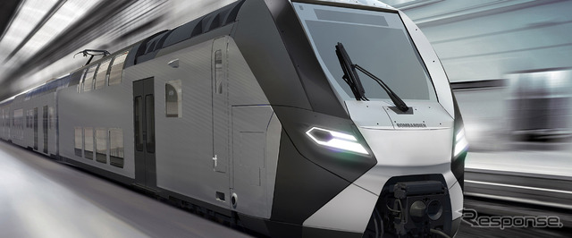 ボンバルディア「オムネオ」都市間列車のレンダリング。2015年
