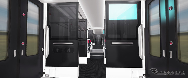 ボンバルディア「オムネオ」都市間列車のレンダリング。2015年