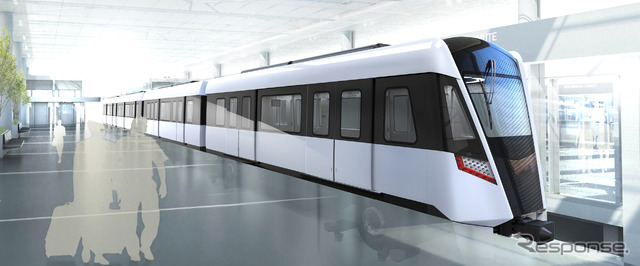 宇進産電「ロサンゼルス空港ピープル・ムーバー」プロジェクトのレンダリング