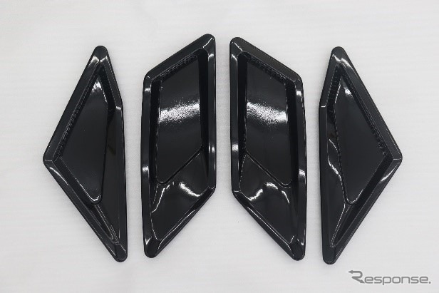 エアダクトベゼル部（ダイレクトペレット式3D プリンティング部品）