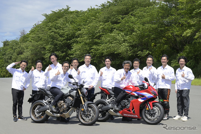 ホンダ CB650RとCBR650Rの開発メンバー