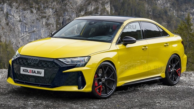 アウディ RS 3 セダン 改良新型(予想CG)