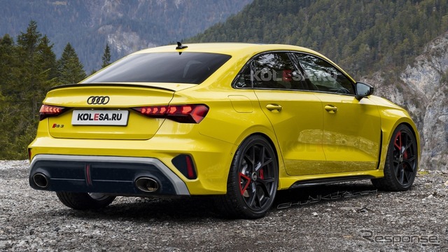 アウディ RS 3 セダン 改良新型(予想CG)