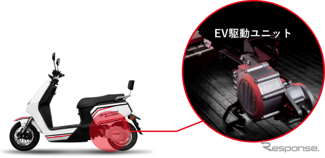 武蔵精密工業の電動バイク向け「e-Axle」