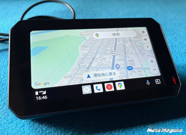 スマホ連携・前後ドラレコ・タイヤ空気圧の全部入り…2輪車用「スマートライドディスプレイ5インチ」発売