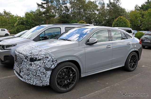 メルセデス AMG GLE 53クーペ 改良新型 プロトタイプ(スクープ写真)