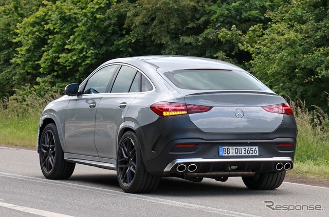 メルセデス AMG GLE 53クーペ 改良新型 プロトタイプ(スクープ写真)