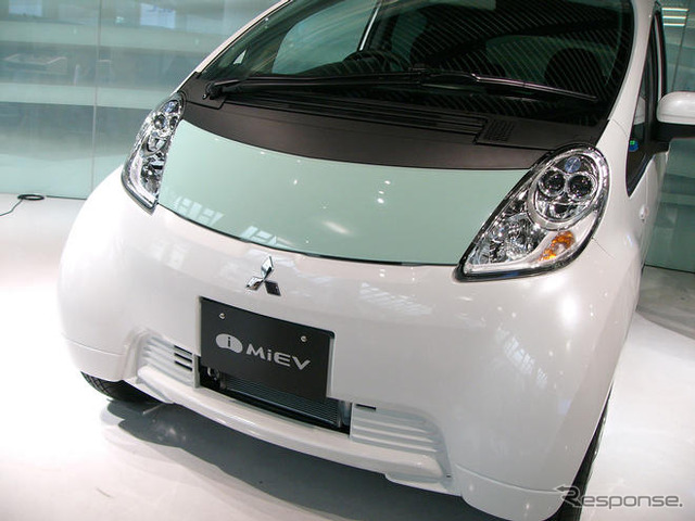 【三菱 i-MiEV 発表】益子社長、20年に電気駆動車を2割に