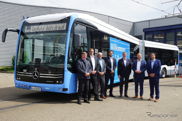 メルセデスベンツの新型電動バス『eCitaro G』