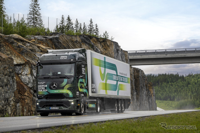 メルセデスベンツeActros 600のプロトタイプ