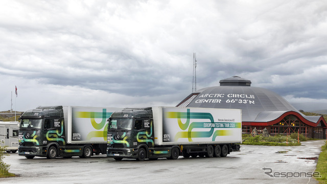 メルセデスベンツeActros 600のプロトタイプ