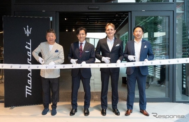 新グローバルコンセプトを採用した日本初の店舗「マセラティ目黒」