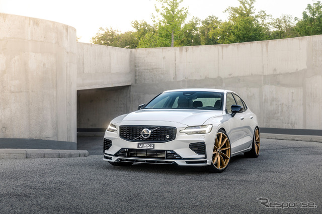 HEICO SPORTIV VOLUTION X ゴールドブロンズマット装着例