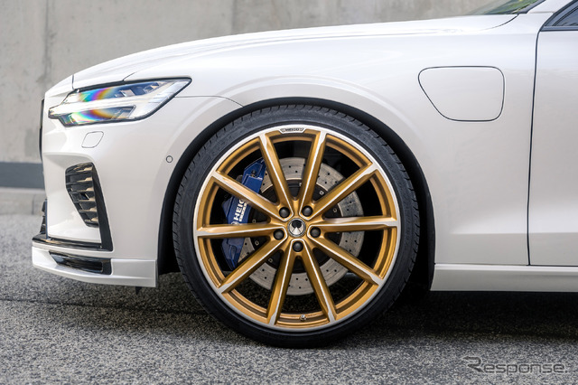 HEICO SPORTIV VOLUTION X ゴールドブロンズマット装着例