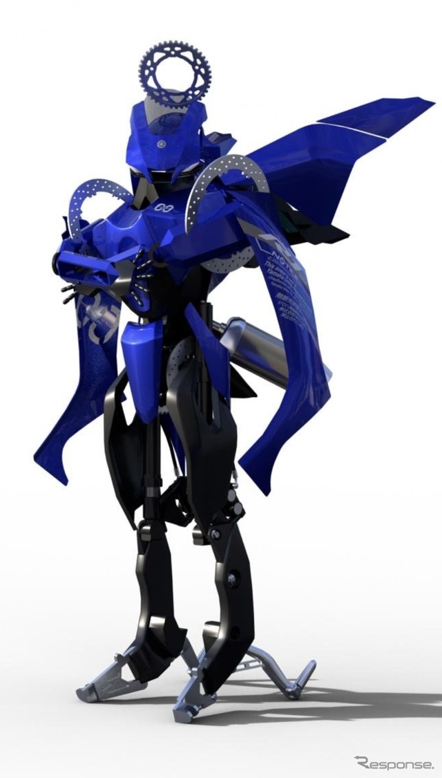 『YZF-R1』のパーツを組み合わせて擬人化したアバター「YXA-01」：Version-01［Prototype］