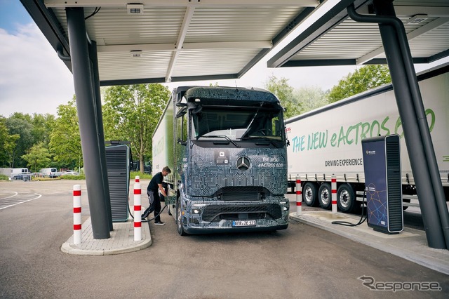 メルセデスベンツeActros 600のプロトタイプ