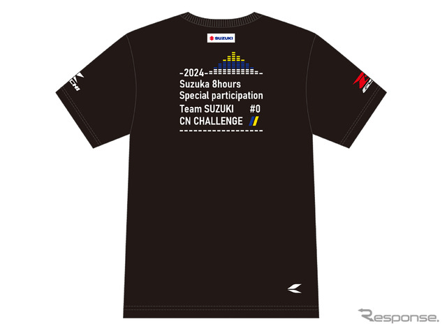 RSタイチTeam SUZUKI CNチャレンジTシャツ(黒)