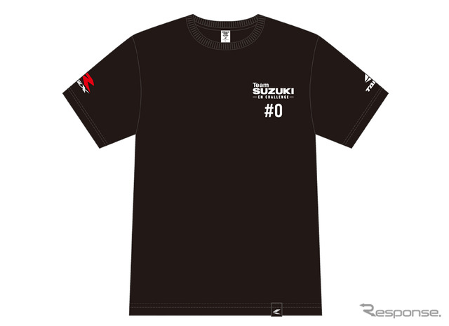 RSタイチTeam SUZUKI CNチャレンジTシャツ(黒)