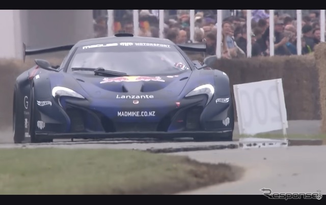 マクラーレン『P1』にマツダのロータリーエンジンを積んだ1000hpのドリフトハイパーカー(動画スクリーンショット)
