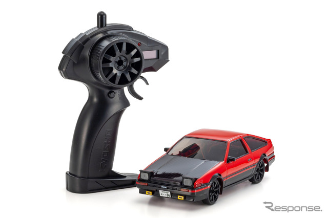 京商から『スプリンタートレノ・AE86』をモチーフにしたトイラジ「ファーストミニッツ」発売
