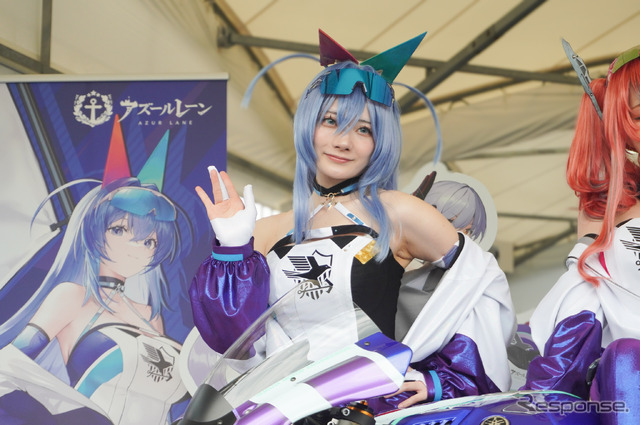 「ニュージャージー」に扮する、尊みを感じて桜井さん(鈴鹿8耐2024)