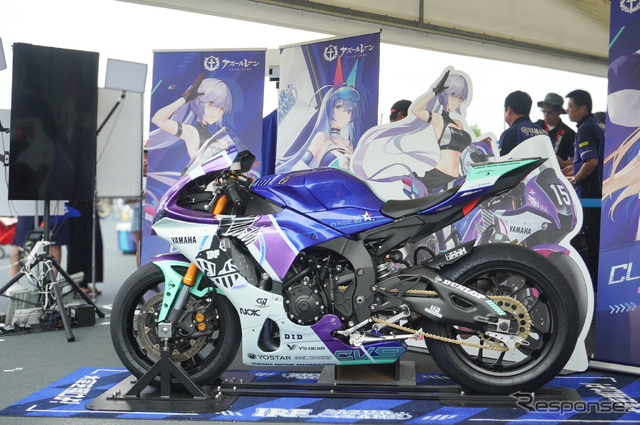 IRF with アズールレーンの参戦マシン「YZF-R1 ESSEX SP 2024Ver.」(鈴鹿8耐2024)